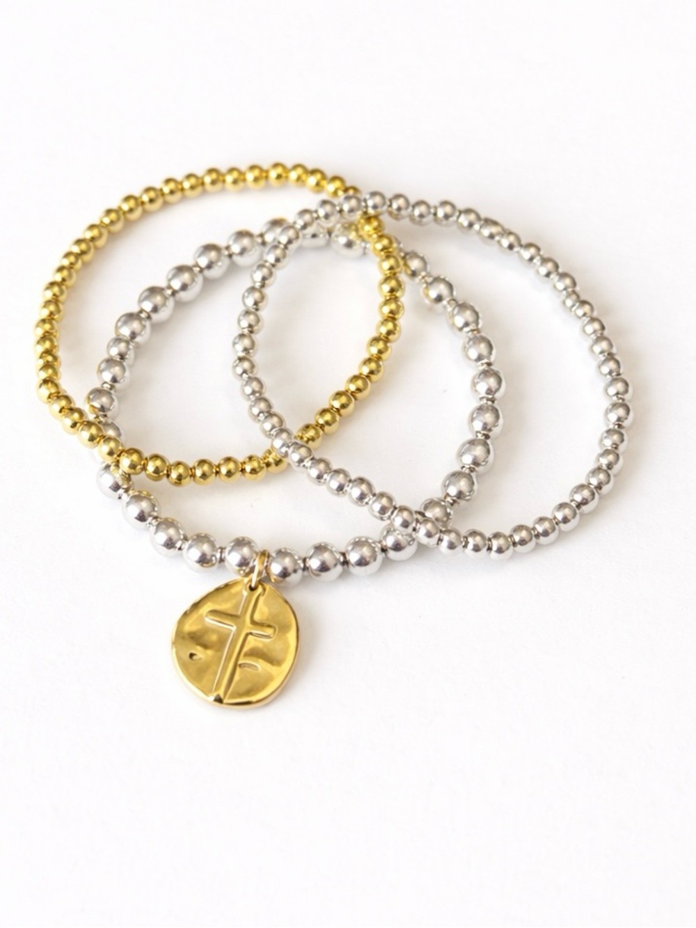 Mixed Metal Bracelet Set of 3